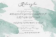 Rekanzha - Handwritten style, a Script Font by Brightone (Thumbnail 4 of 8)