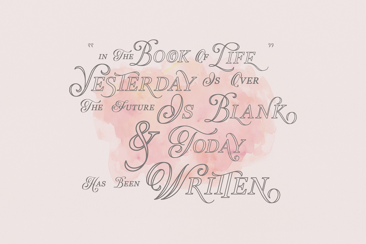 Matteson Fonts, a Font by Hart Foundry™ (Photo 4 of 11)