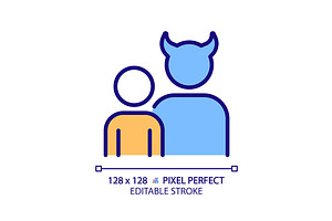 Shadow pixel perfect RGB color icon, an Icon by IMG Visuals
