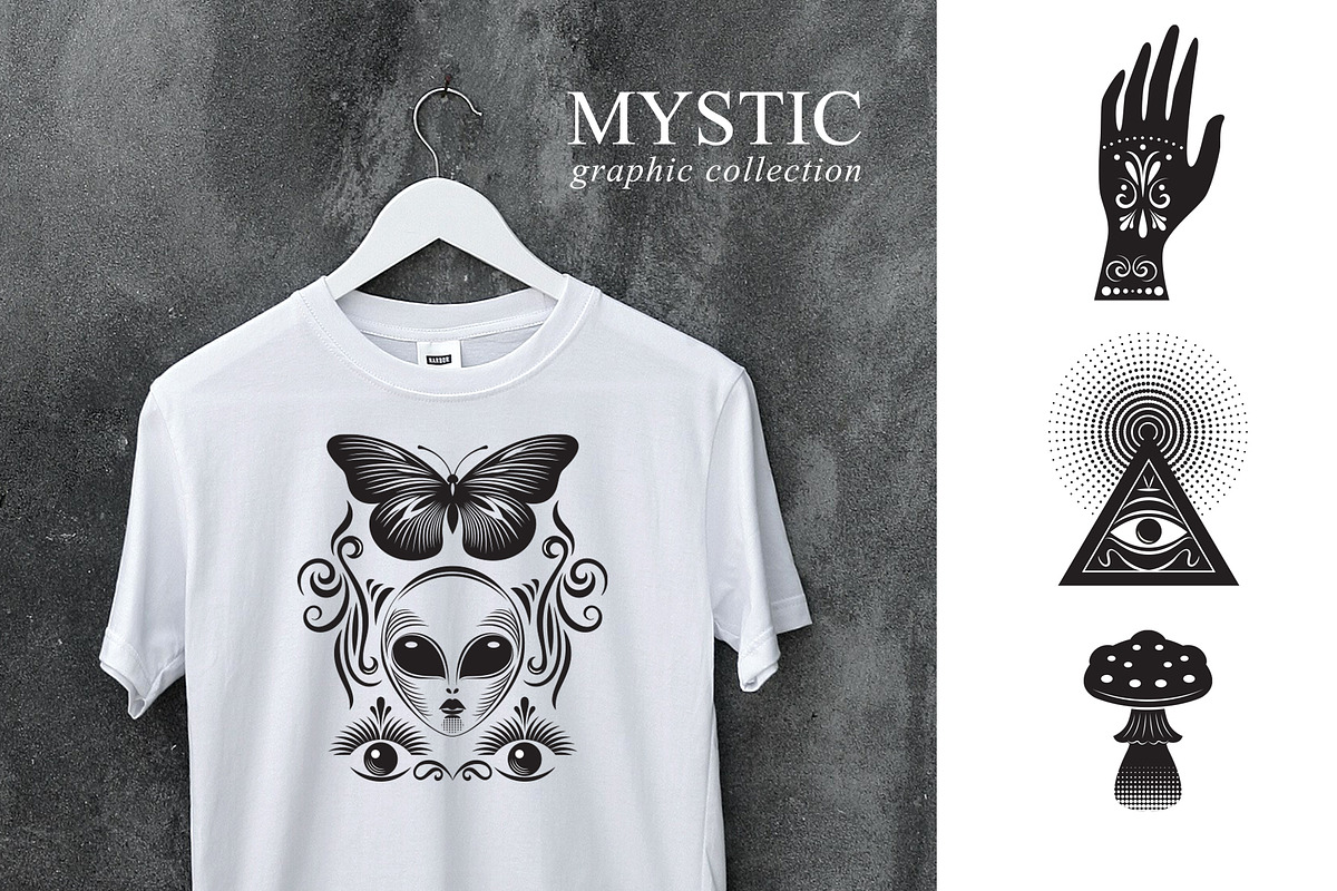 Mystic symbols & signs, a Decorative Illustration by lenlis (Photo 6 of 14)