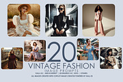 Vintage Fashion Image Prompts, a Person Illustration by Digital Art Creations (Thumbnail 3 of 3)