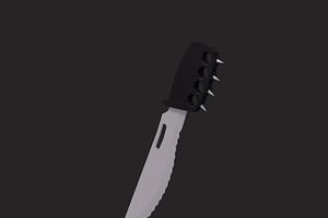 Low Poly Combat Knife V.1