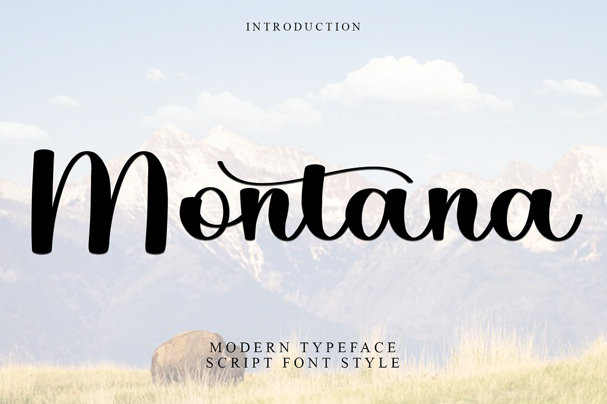 Montana, a Handwritten Font by InermediaSTUDIO (Photo 1 of 8)