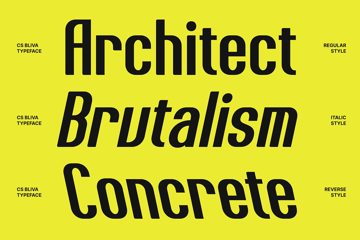 CS Bliva– Condensed Font, a Sans Serif Font by Craft Supply Co. (Photo 3 of 8)