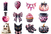 Retro Fall Halloween PNG Clipart, an Illustration by Designworld (Thumbnail 3 of 5)