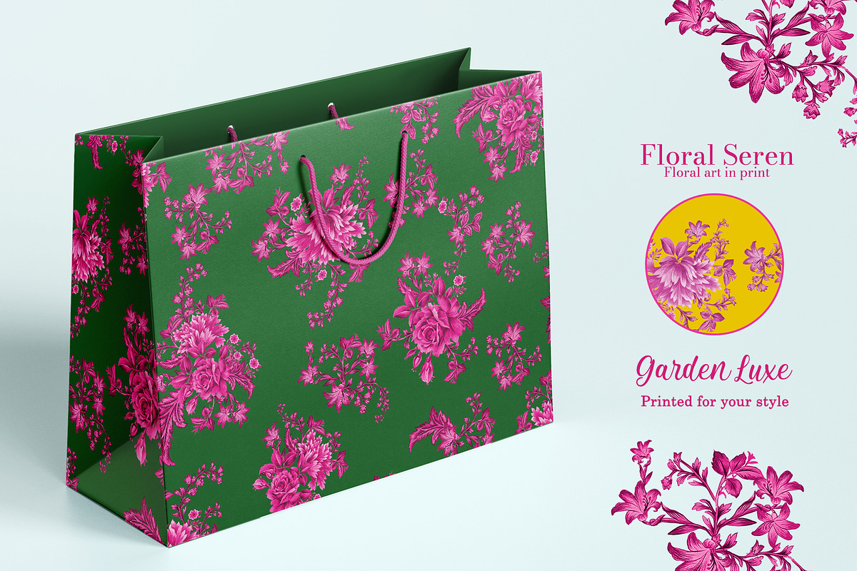 Floral Seren Prints & Patterns, a Pattern Graphic by GND ART STUDIO (Photo 7 of 8)