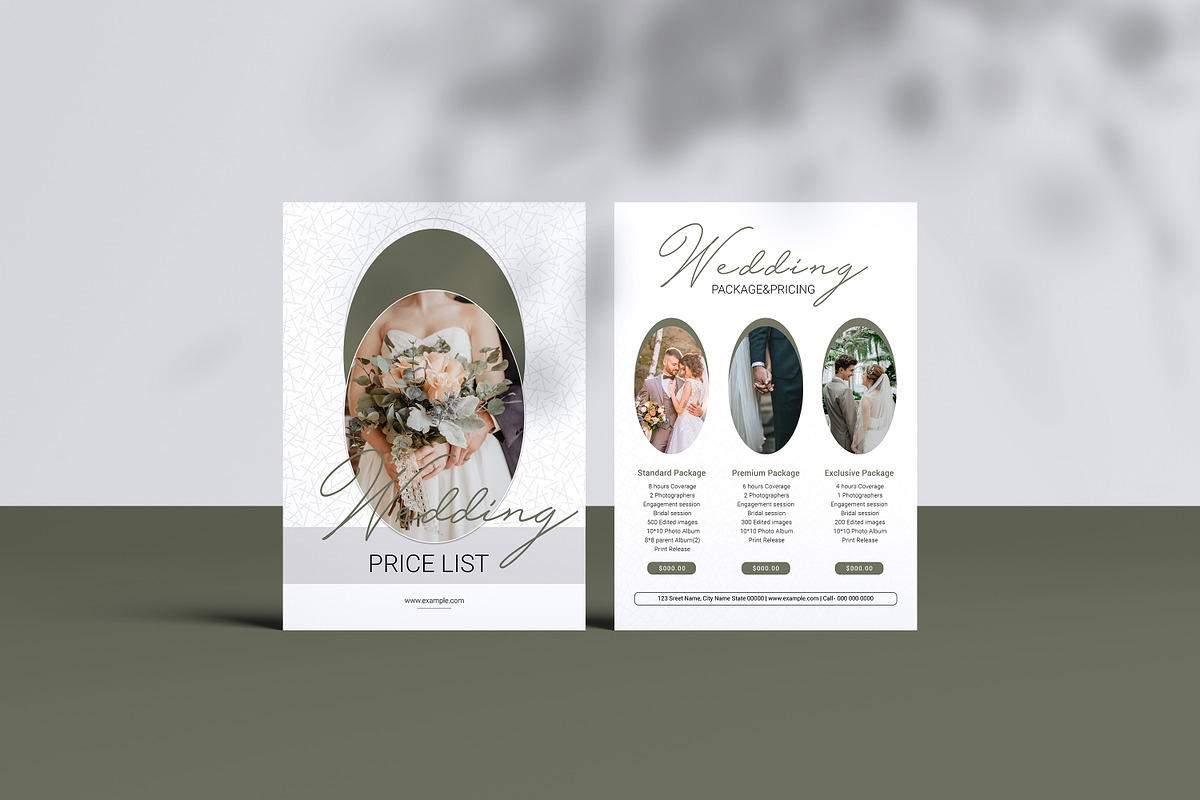 Wedding Photography Flyer, a Flyer Template by crazyOWL (Photo 2 of 4)