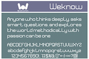 Great Scientific Mind font, a Sans Serif Font by weknow (Thumbnail 5 of 8)
