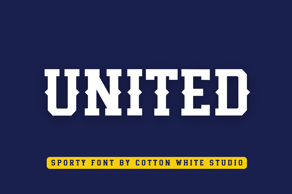 United, a Slab Serif Font by Sofia Skoog (Photo 1 of 8)