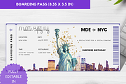 Editable Boarding Pass Template, a Card Template by YasdeyDesigns (Thumbnail 7 of 8)