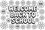 Back to School Coloring Pages design, an Illustration by Amazin_art (Thumbnail 13 of 13)