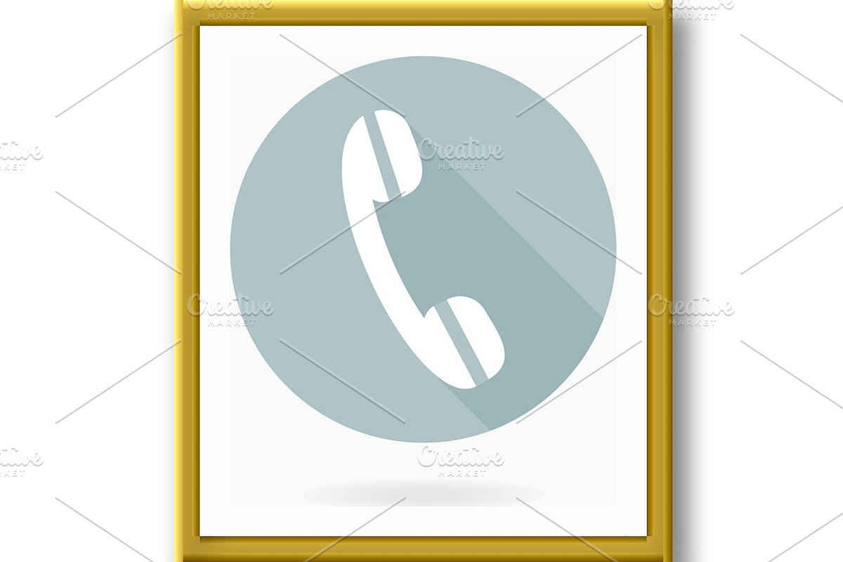 Modern Vector Flat Icon With, an Outline Icon by FineArtStudio (Photo 2 of 3)