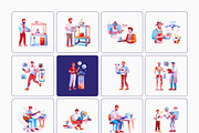 Technology Illustration Set, a Technology Illustration by Vectors Market (Thumbnail 7 of 8)