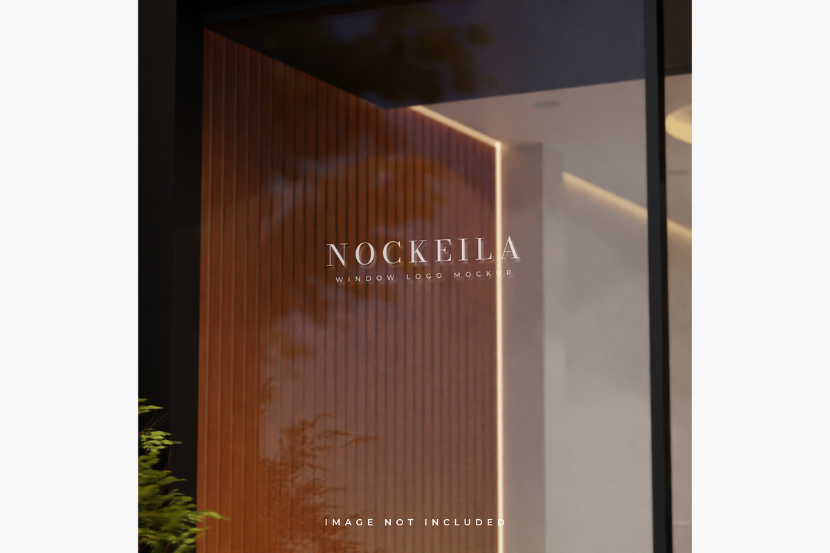 Window glass storefront logo mockup, a Product Mockup by Mockthethics. (Photo 9 of 10)