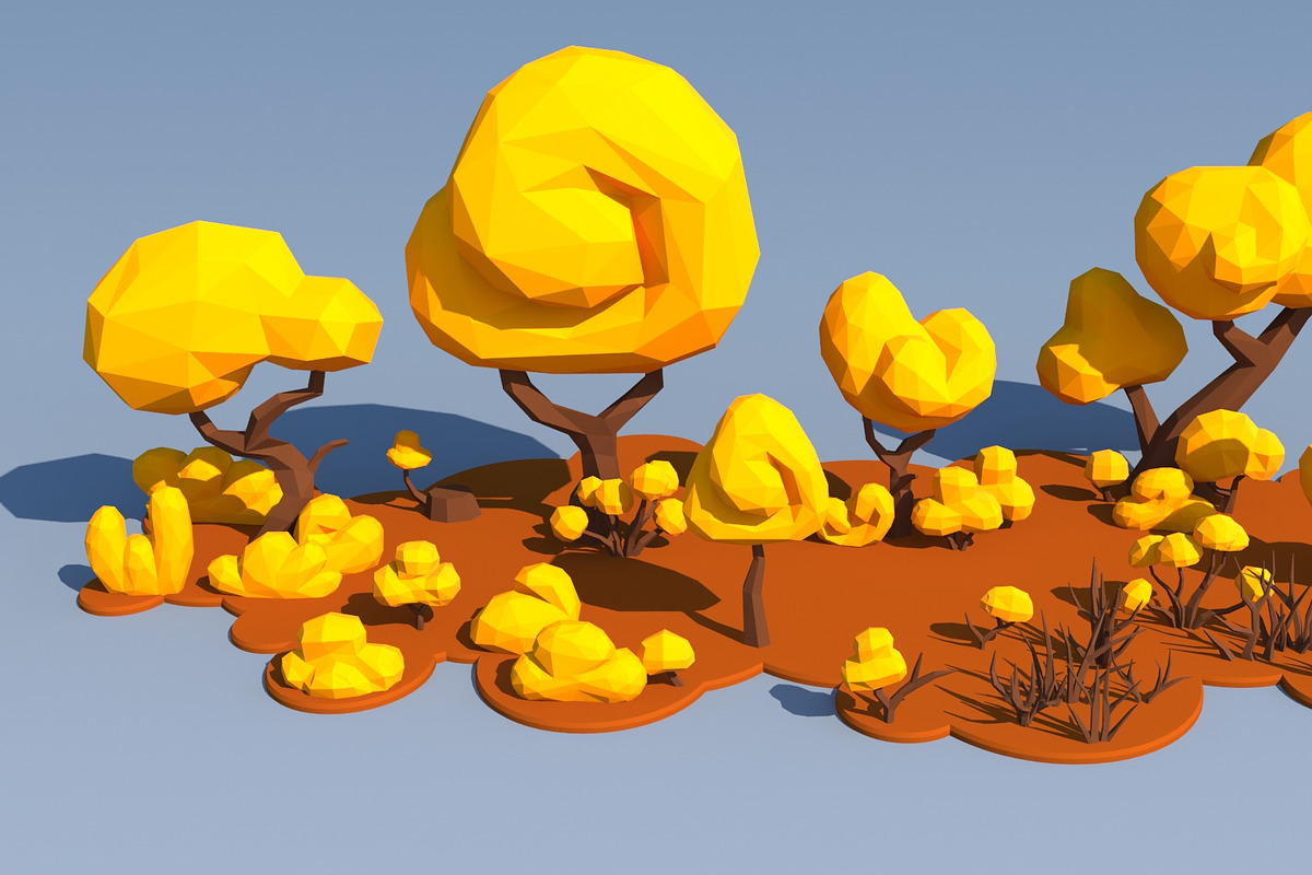 Trees And Bushes, an Environmental 3D Model by Saintpix (Photo 16 of 35)