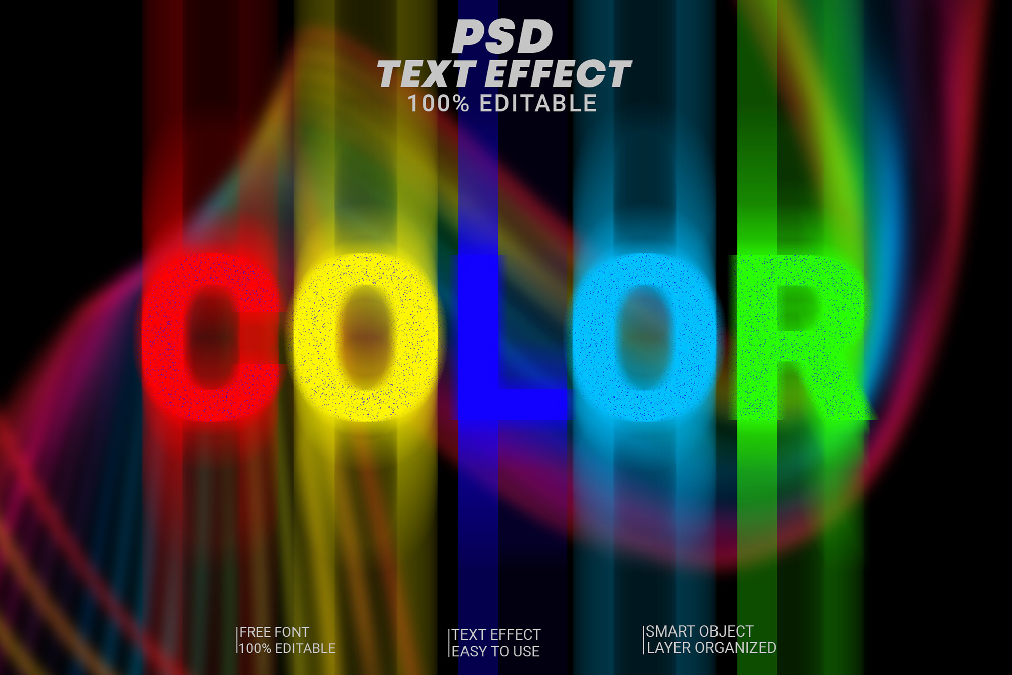 color 3d text style, a Layer Style Add-On by Md Imamul