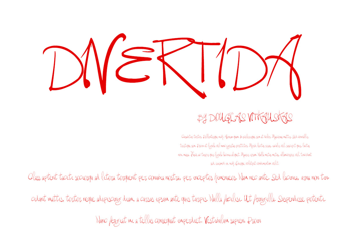 Divertida Vtks Font preview 3