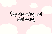 Sleepy Girl Font, a Handwritten Font by etigletters (Thumbnail 4 of 7)