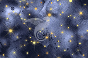 Watercolor Zodiac Digital Paper, a Texture Graphic by Digital Curio (Thumbnail 4 of 4)