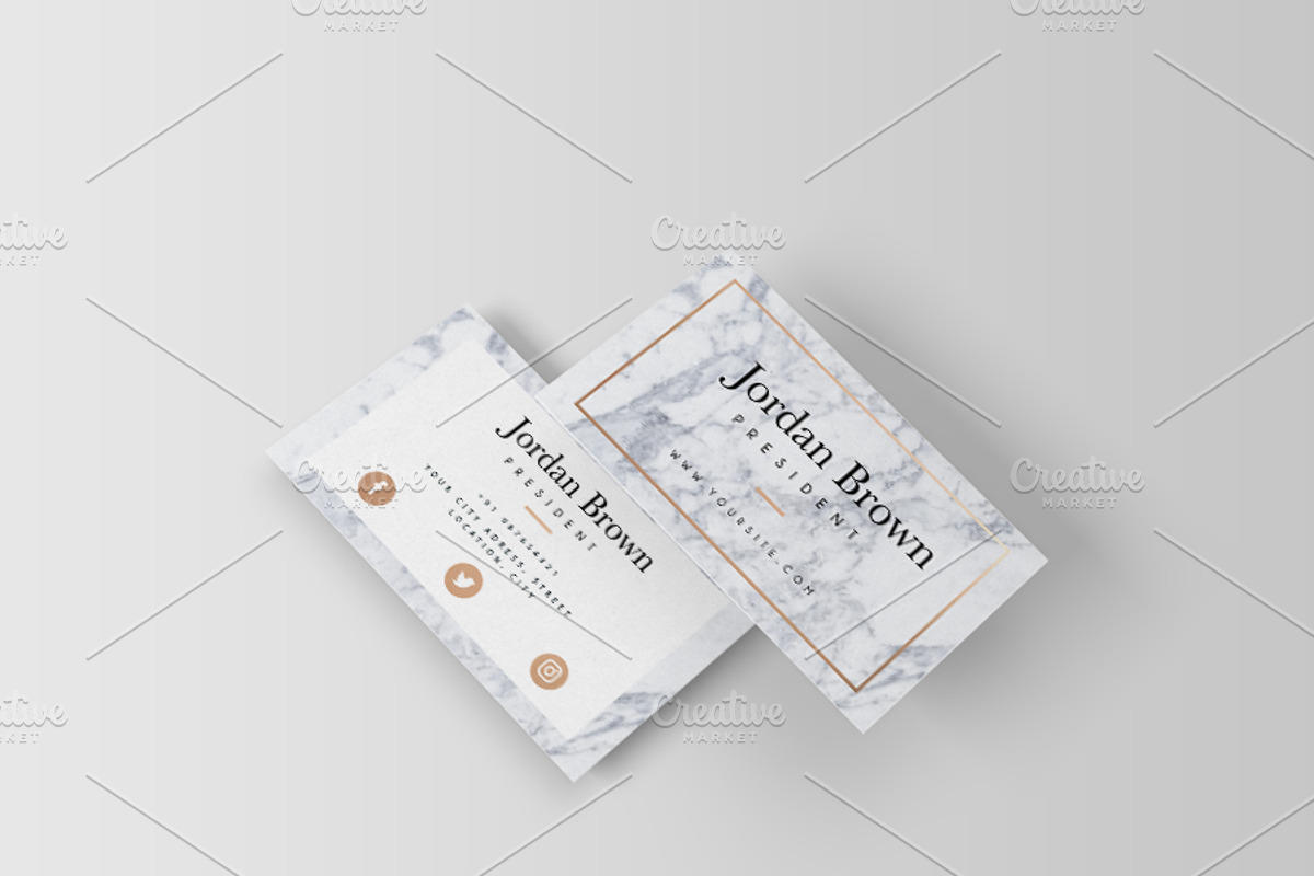 White Pebble | Business Card, a Templates & Theme by Gabellare (Photo 4 of 5)