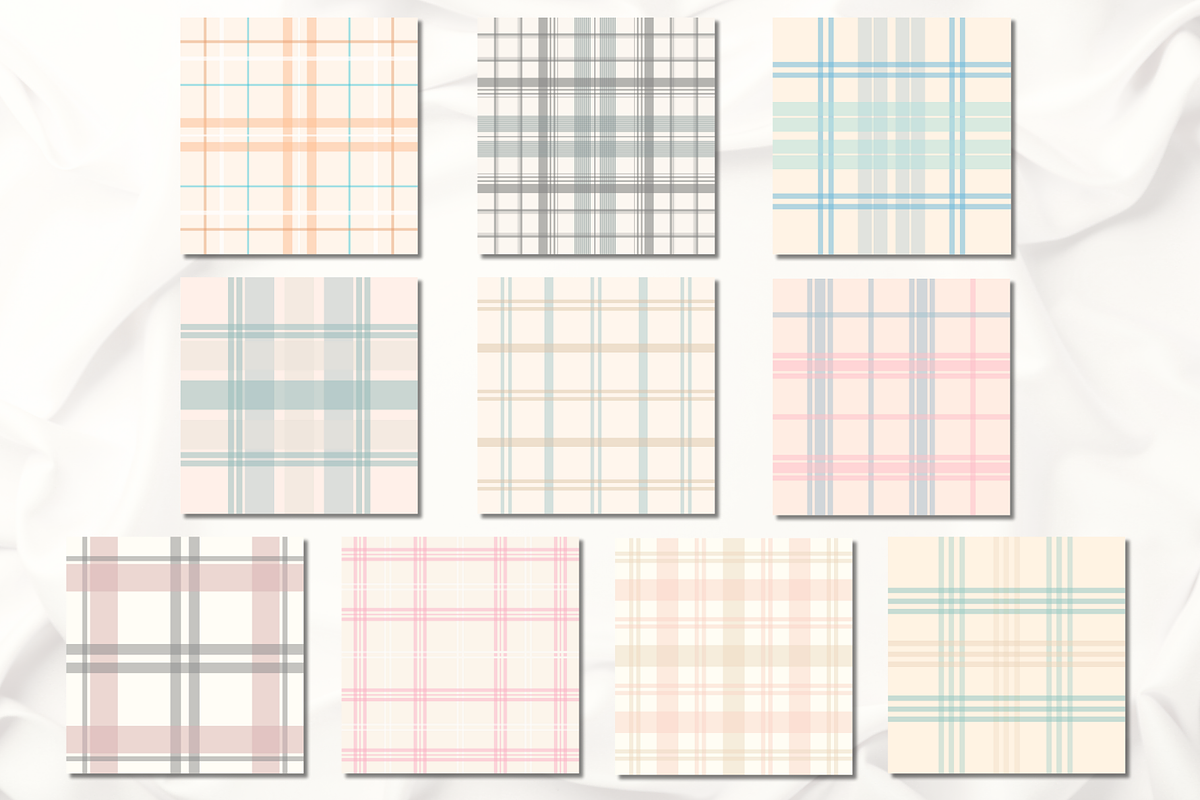 Plaid Tartan Seamless Pattern, a Pattern Graphic by wind mill (Photo 2 of 2)