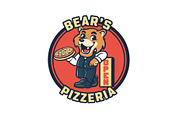 Bear’s Pizzeria – Fresh & Tasty Ever, an Animal Illustration by Izdihaar_Studio (Thumbnail 3 of 3)