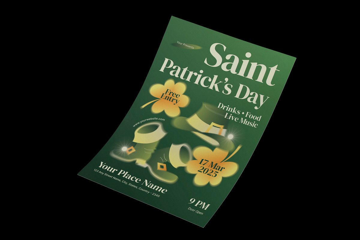 St Patricks Day Flyer, a Flyer Template by Neermana (Photo 2 of 4)