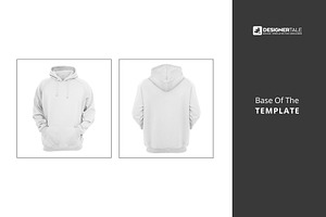 Men Hoodie Mockup