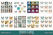 Cute Panda Collage Style PNG Bundle, an Illustration by Sofia's Fashion (Thumbnail 3 of 3)