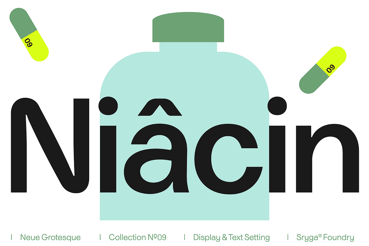 Niacin Quirky Fun Sans Variable Font, a Sans Serif Font by Sryga (Photo 1 of 10)