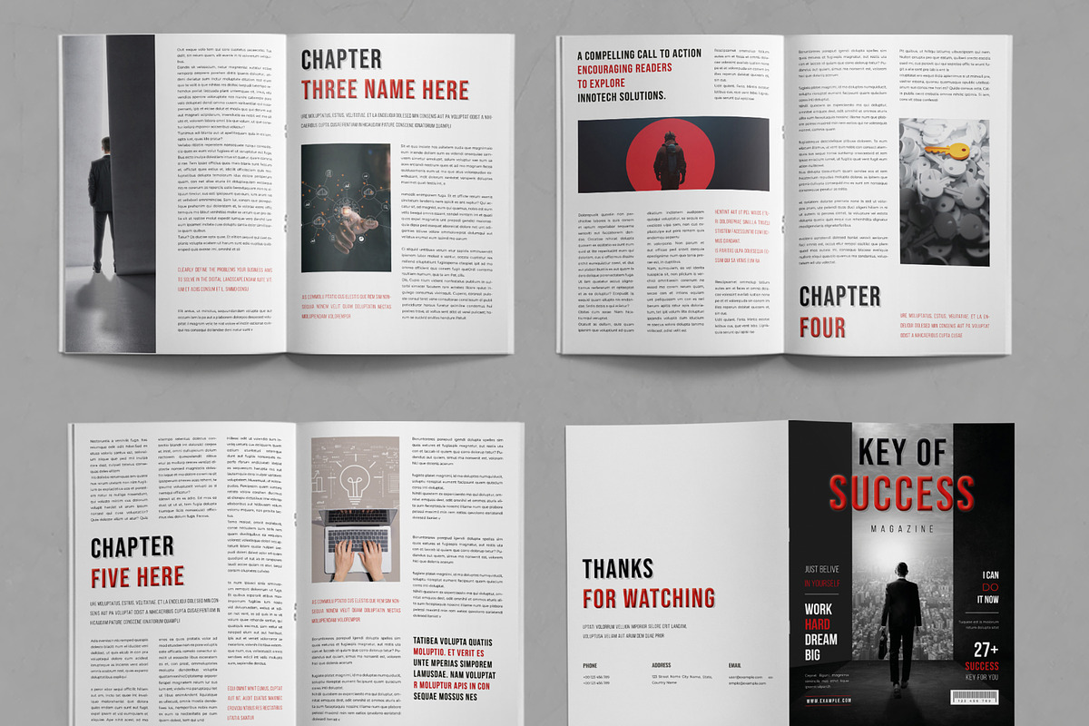 Business Magazine Template, a Magazine Template by ContestDesign (Photo 3 of 3)