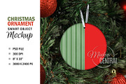 Christmas Tree Ornament Mockup, a Mockup by HaywireMedia & Mockups (Thumbnail 2 of 3)