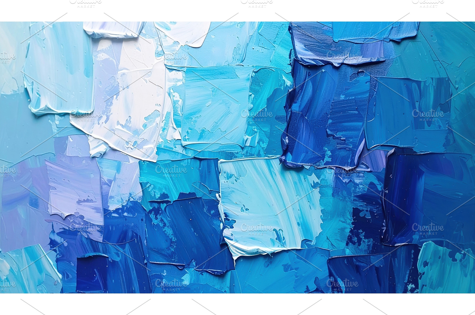Abstract textured painting in blue, an Arts & Entertainment Photo by Igor Tichonow