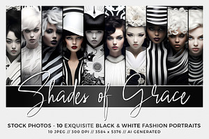 Black and White Fashion Portraits, a Person Photo by ThatsDesignArt