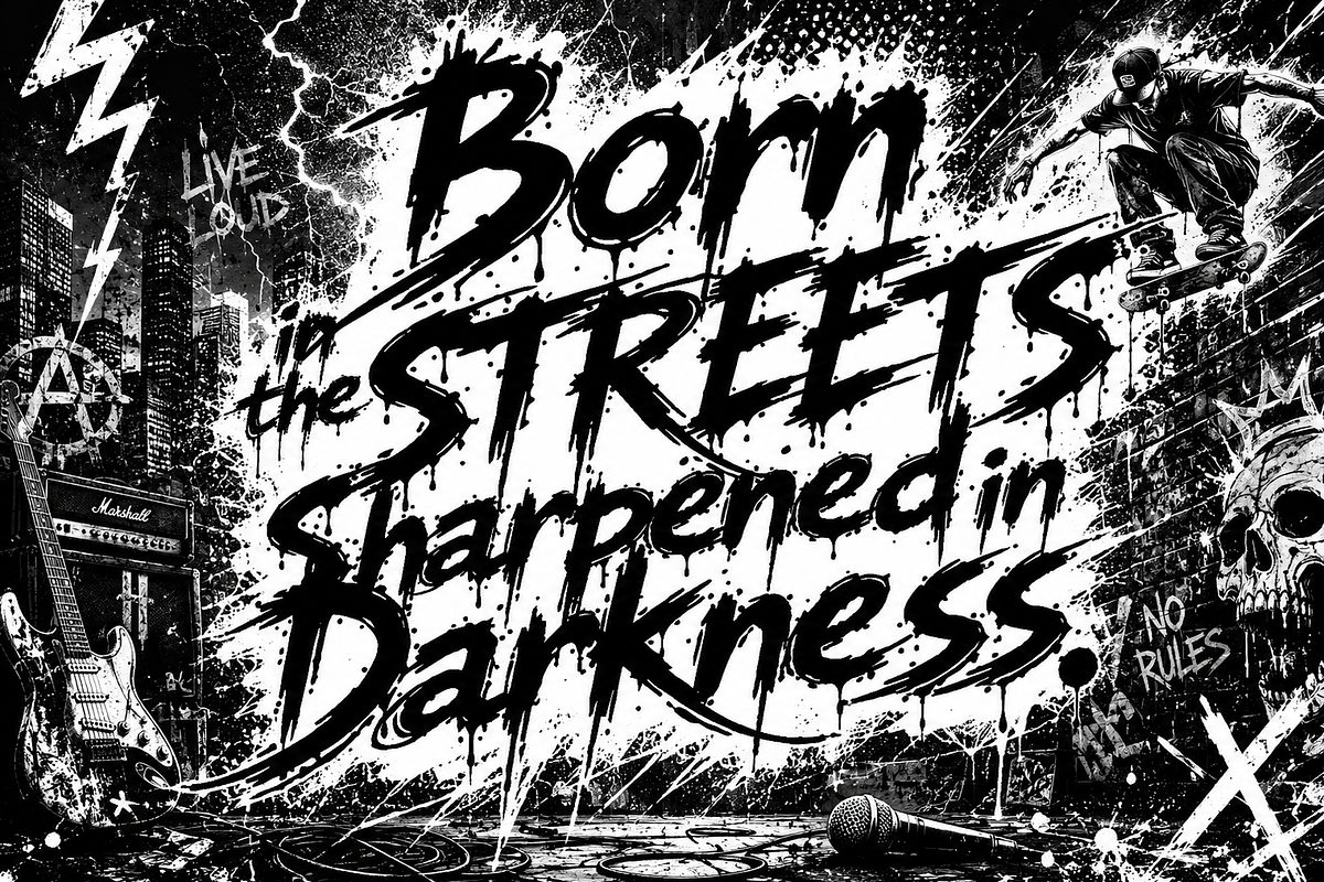 ShycoBlaze – Metal Skate Rock & Punk, a Handwritten Font by HypeWorksCo (Photo 6 of 13)
