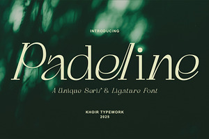 Padeline - Unique Serif