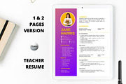 Teacher Resume Template |Canva, a Resume Template by MediaKitTemplates (Thumbnail 7 of 10)