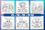 Cozy Easter Coloring Book Vol- 02, a Seasonal Illustration by Coco Bloom (Thumbnail 2 of 4)