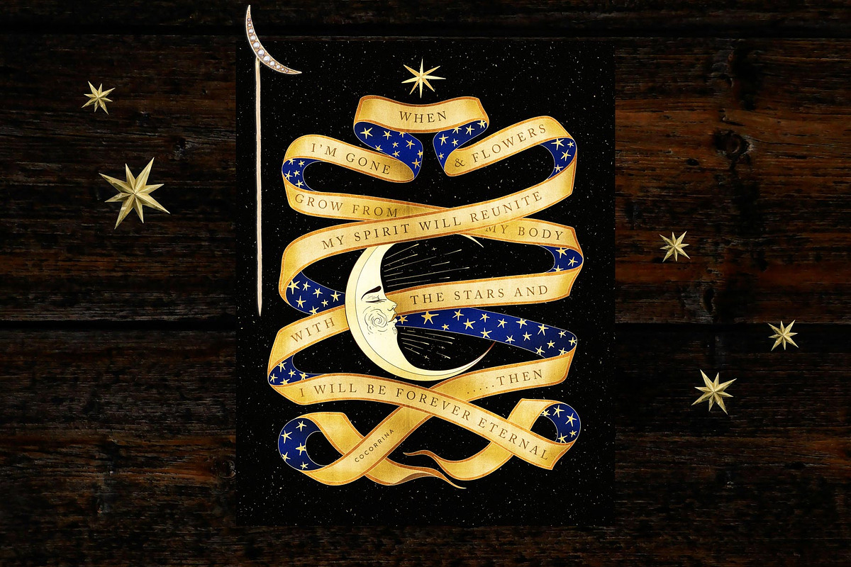 Cocorrina The Moon Collection, an Illustration by Cocorrina (Photo 6 of 12)