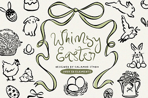 Whimsy Easter Collection | SVG, PNG