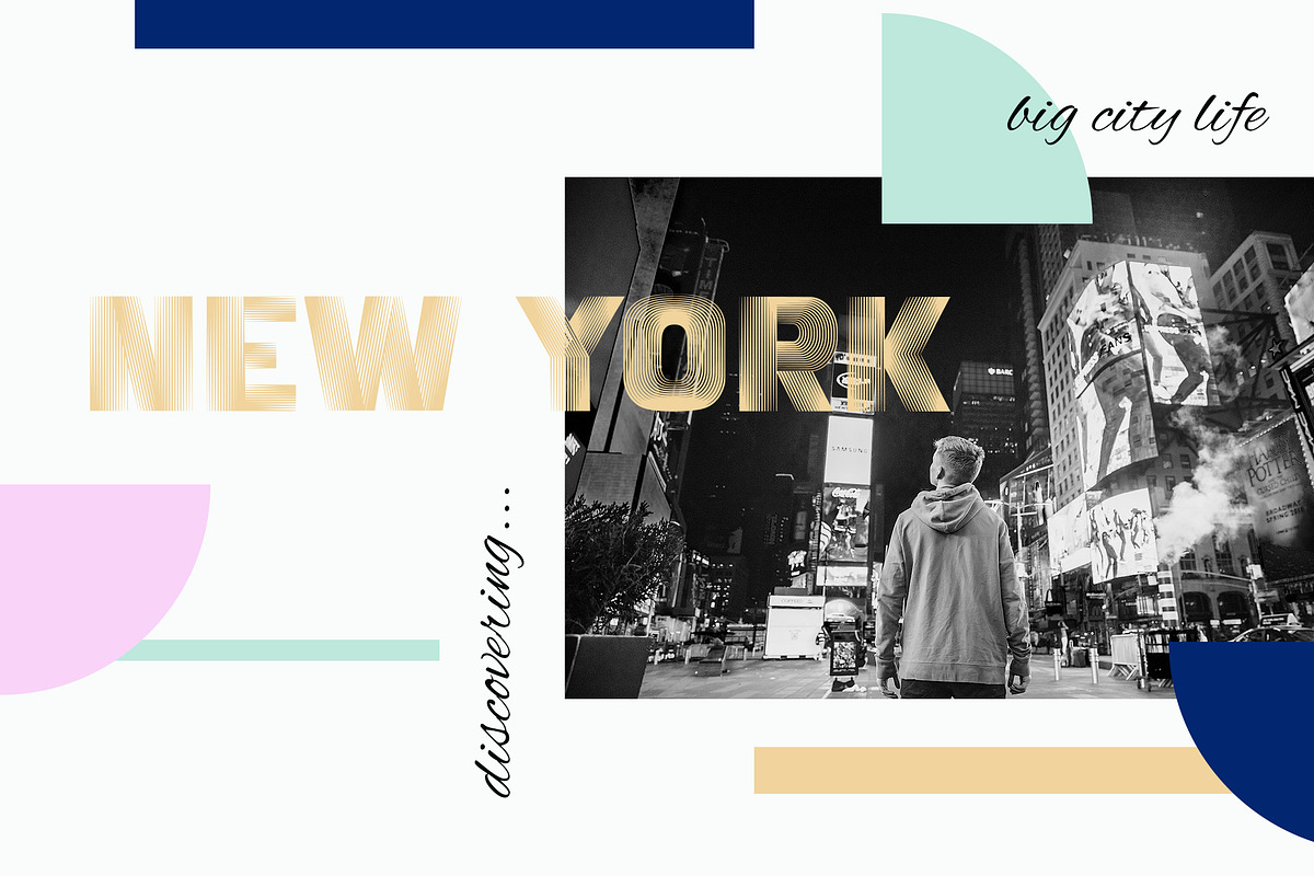 Bravo - SVG Striped Typeface preview 5