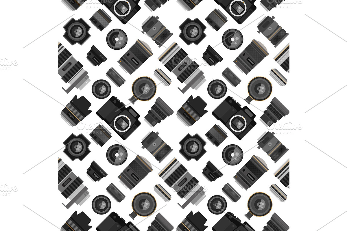 Photo lens pattern vector illustration., a Decorative Illustration by ...