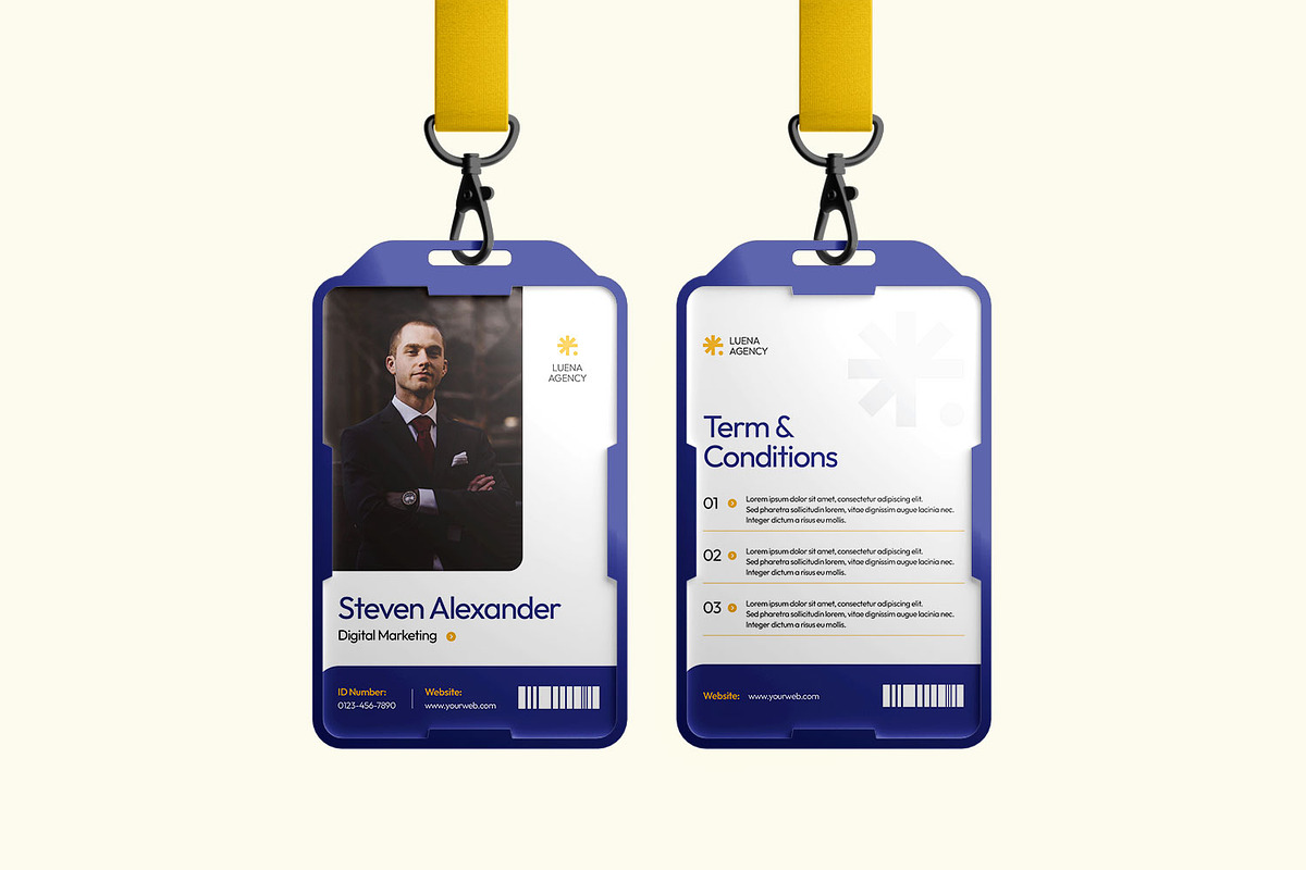 ID Card Template, a Card Template by Portocraft (Photo 2 of 2)