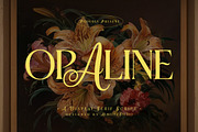 Opaline – Display Serif Script, a Font by Almeera Std (Thumbnail 1 of 10)