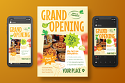 Restaurant Grand Opening Flyer Set, a Flyer Template by Annora Studio (Thumbnail 3 of 6)