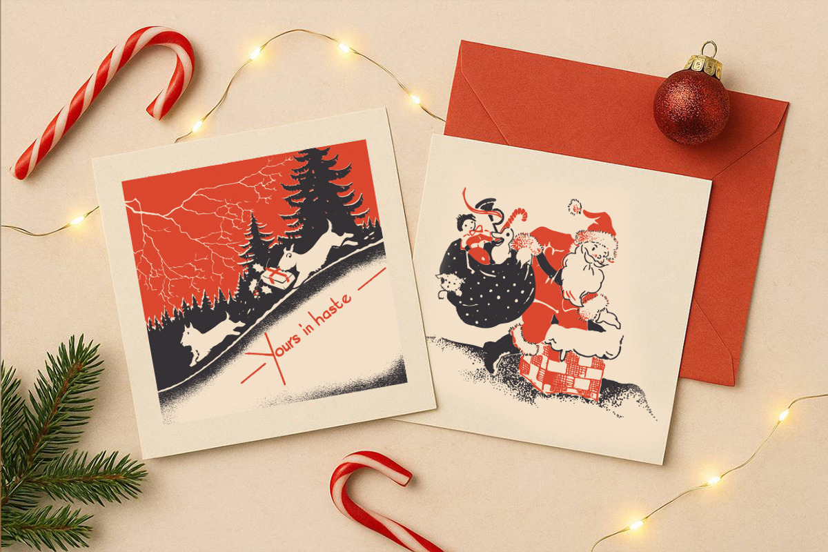 Retro Christmas Design Kit, a Seasonal Illustration by Retro Machine (Photo 7 of 17)