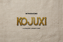 Kojuxi - A Refined Modern Serif for