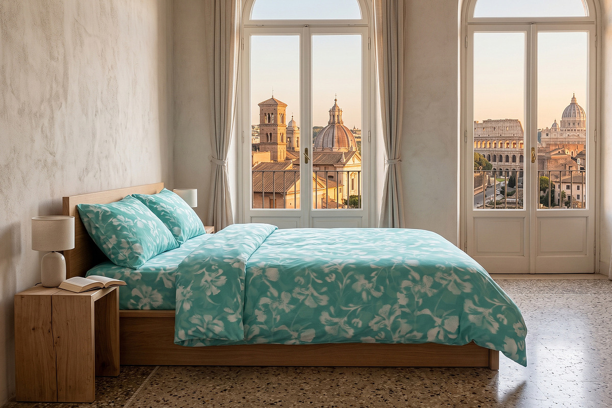 Seamless Blurred Mint Floral Pattern, a Pattern Graphic by Talip Memis (Photo 12 of 13)