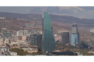Modern Skyscraper On Background Of, a Graphic by Our Amazing World