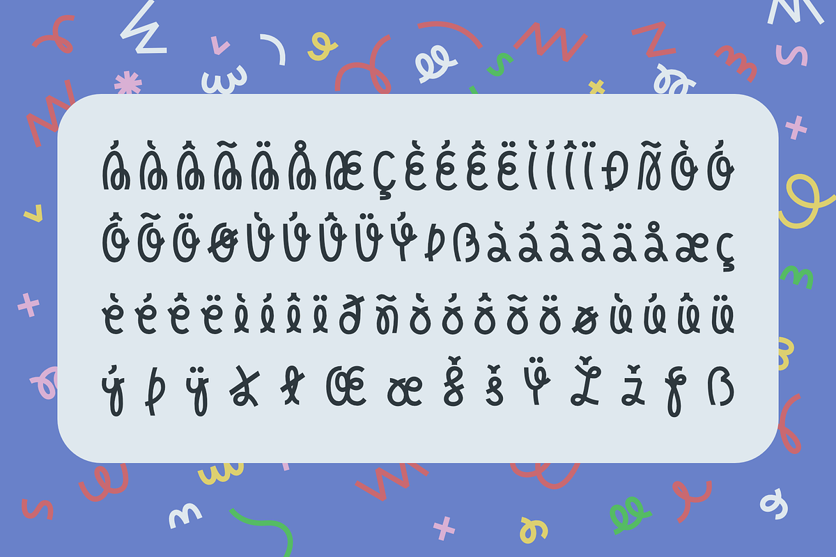 Oui Rullin a quirky display font, a Sans Serif Font by Oui Studio (Photo 8 of 10)